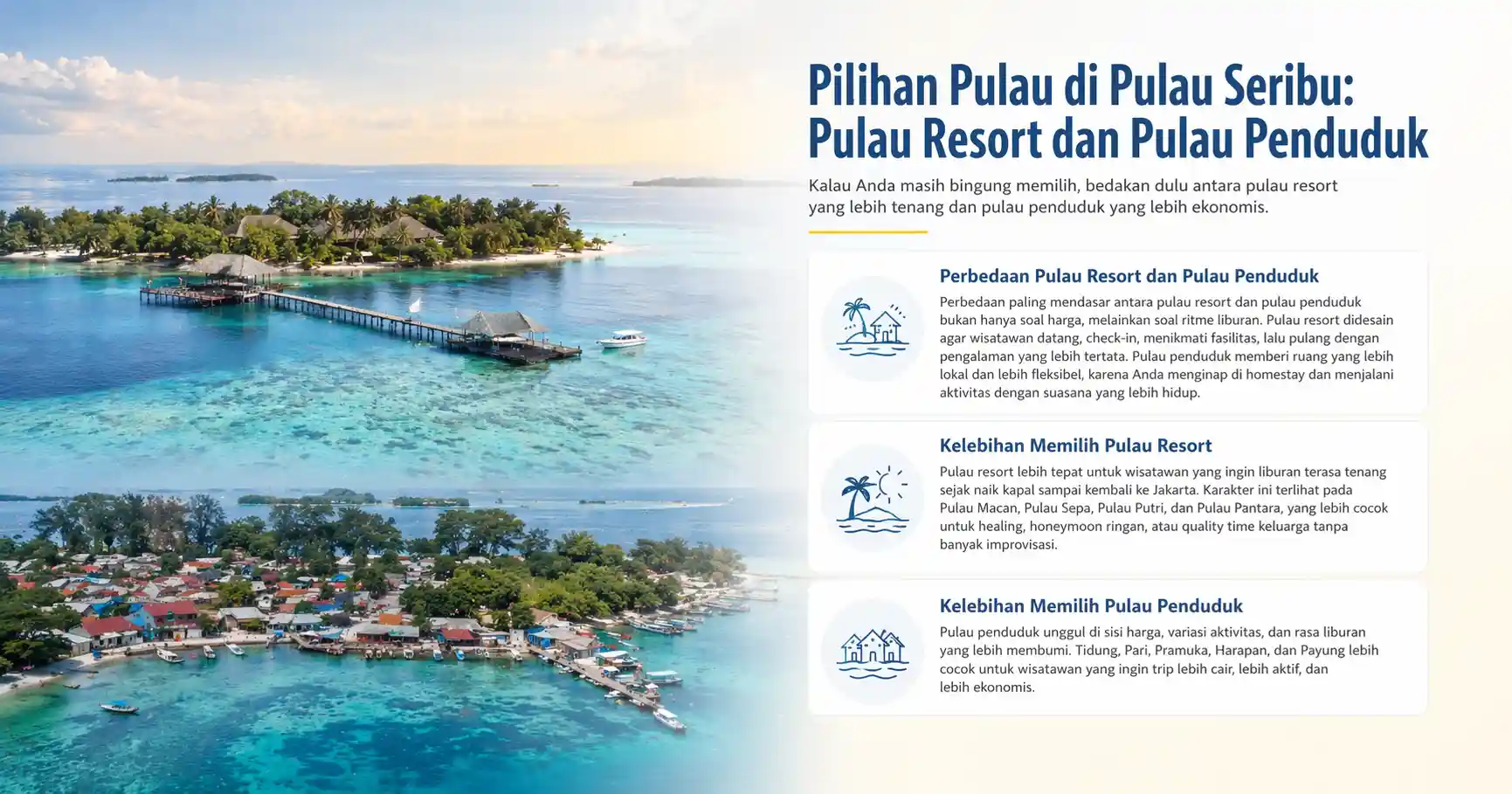 Pulau Seribu 2 Hari 1 Malam: Pilihan Pulau, Kapal, dan Aktivitas – Pulau Seribu Tours