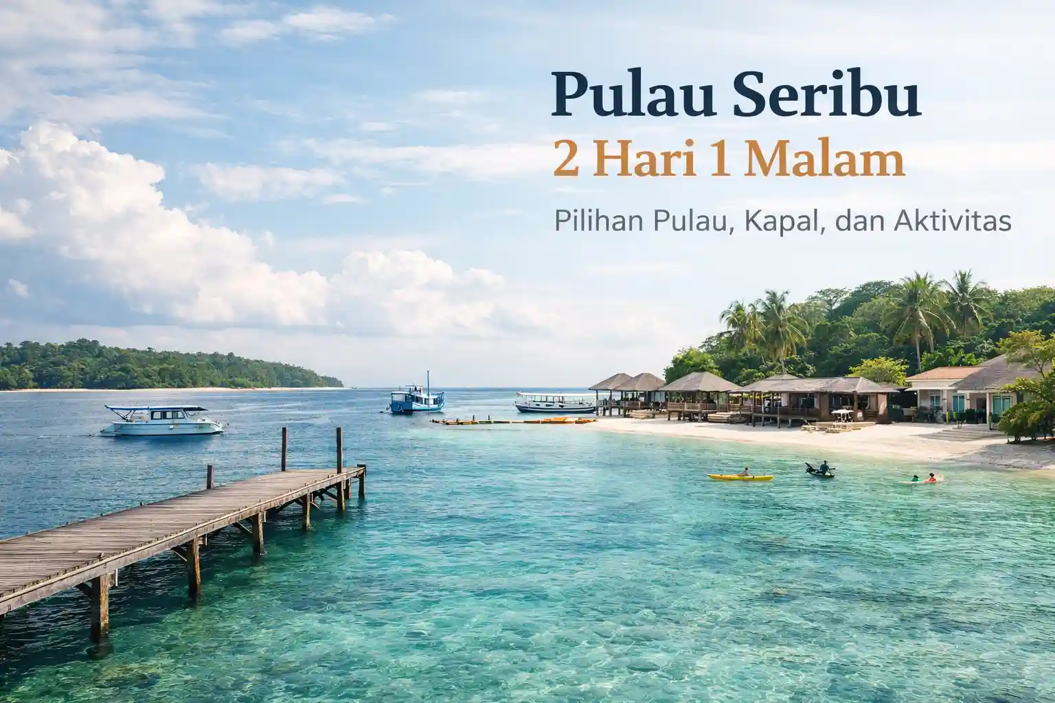 pilihan pulau tuk 2 hari 1 malam pulau seribu