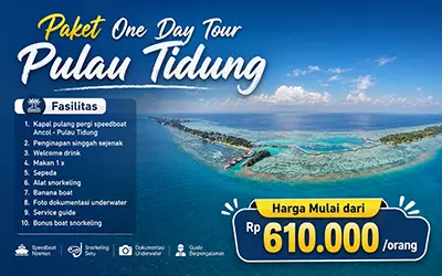 Paket Pulau Tidung 1 hari dari Jakarta