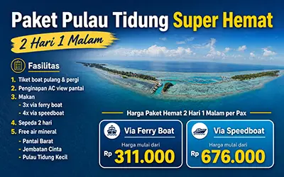 Paket Pulau Tidung 2D1N via Sunda Kelapa
