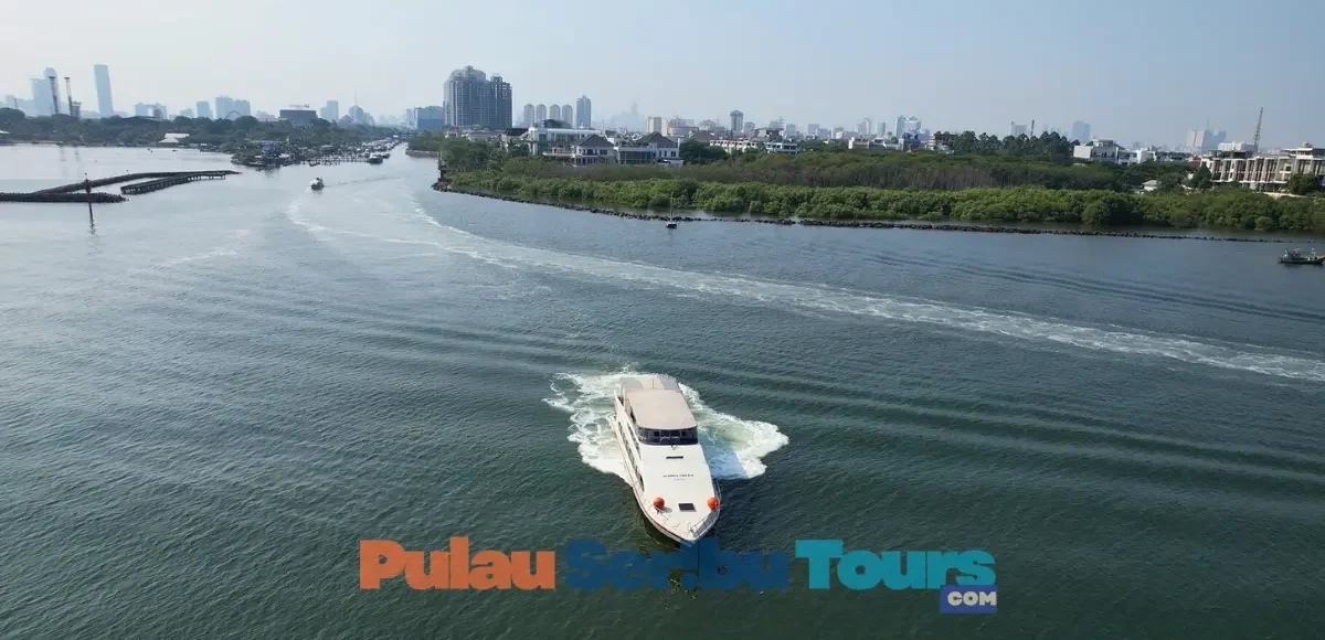 cara ke Pulau Pari dari Marina Ancol dengan speedboat pagi